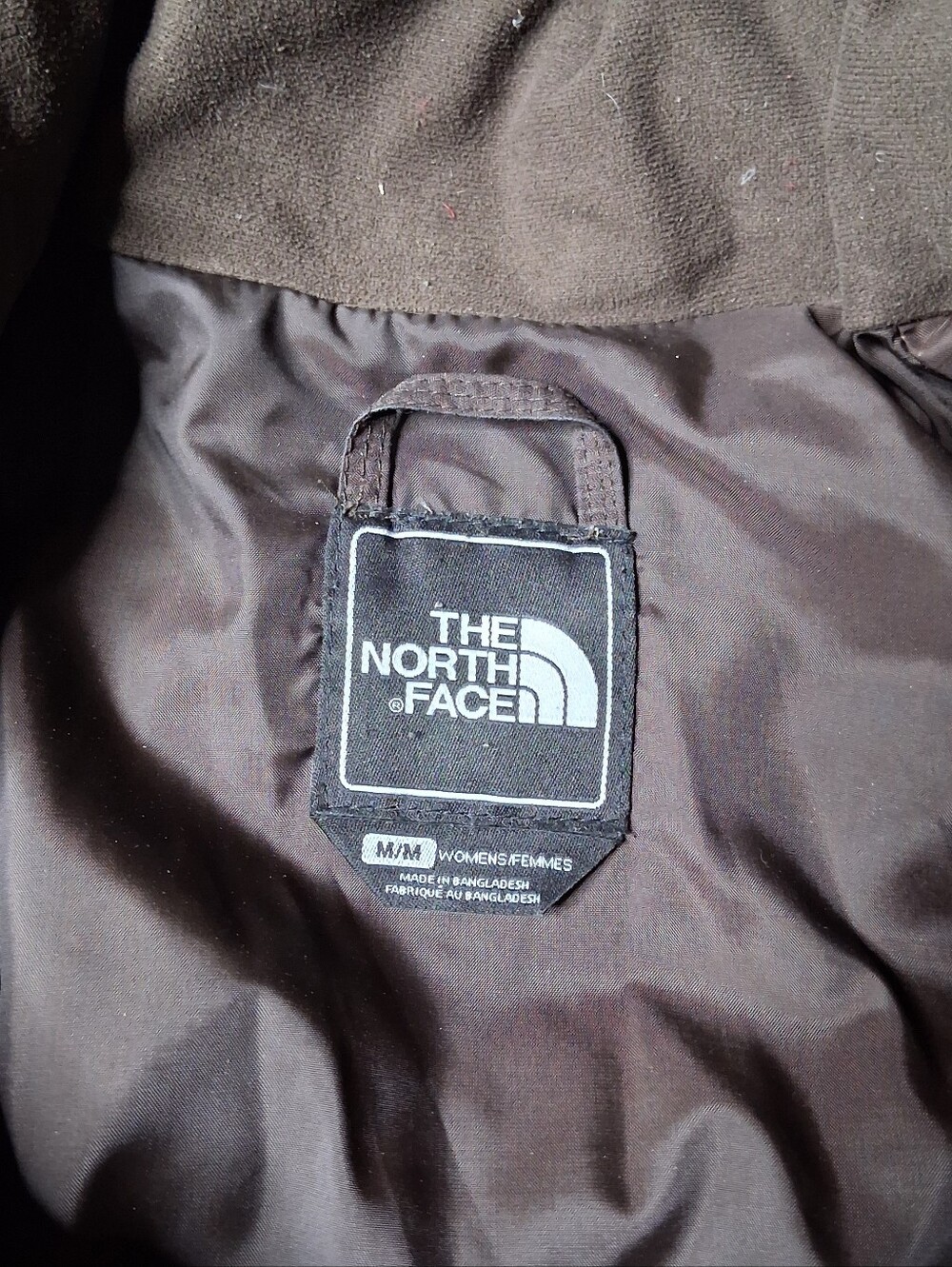 The North Face Prodigy 600 Down Ski Jacket Puffer Coat Hooded Brown Womens M - Picture 2 of 16